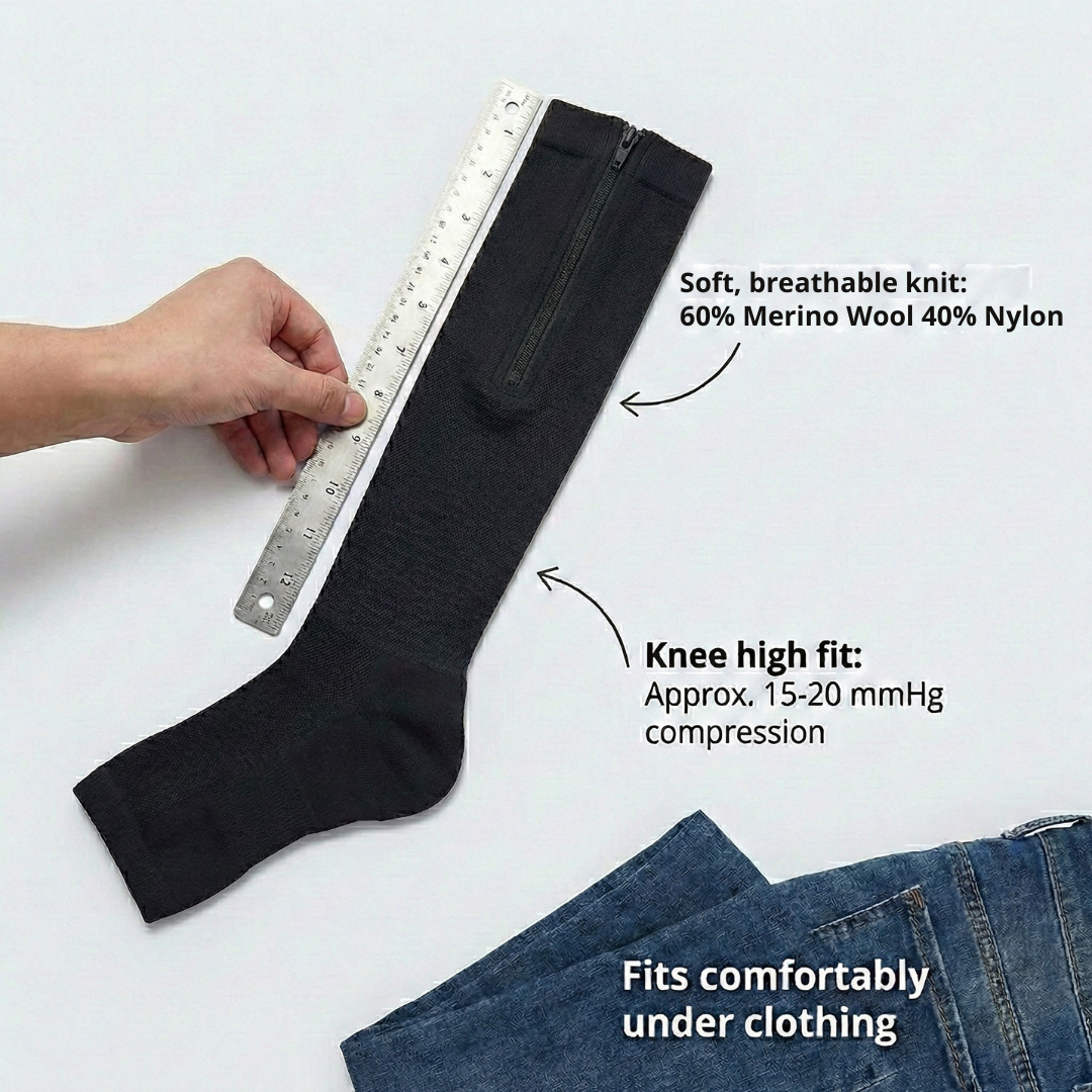 Premium Wool Anti-Fatigue Compression Foot-Sleeves