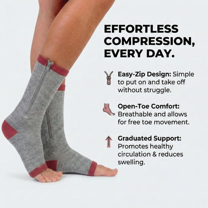 Premium Wool Anti-Fatigue Compression Foot-Sleeves