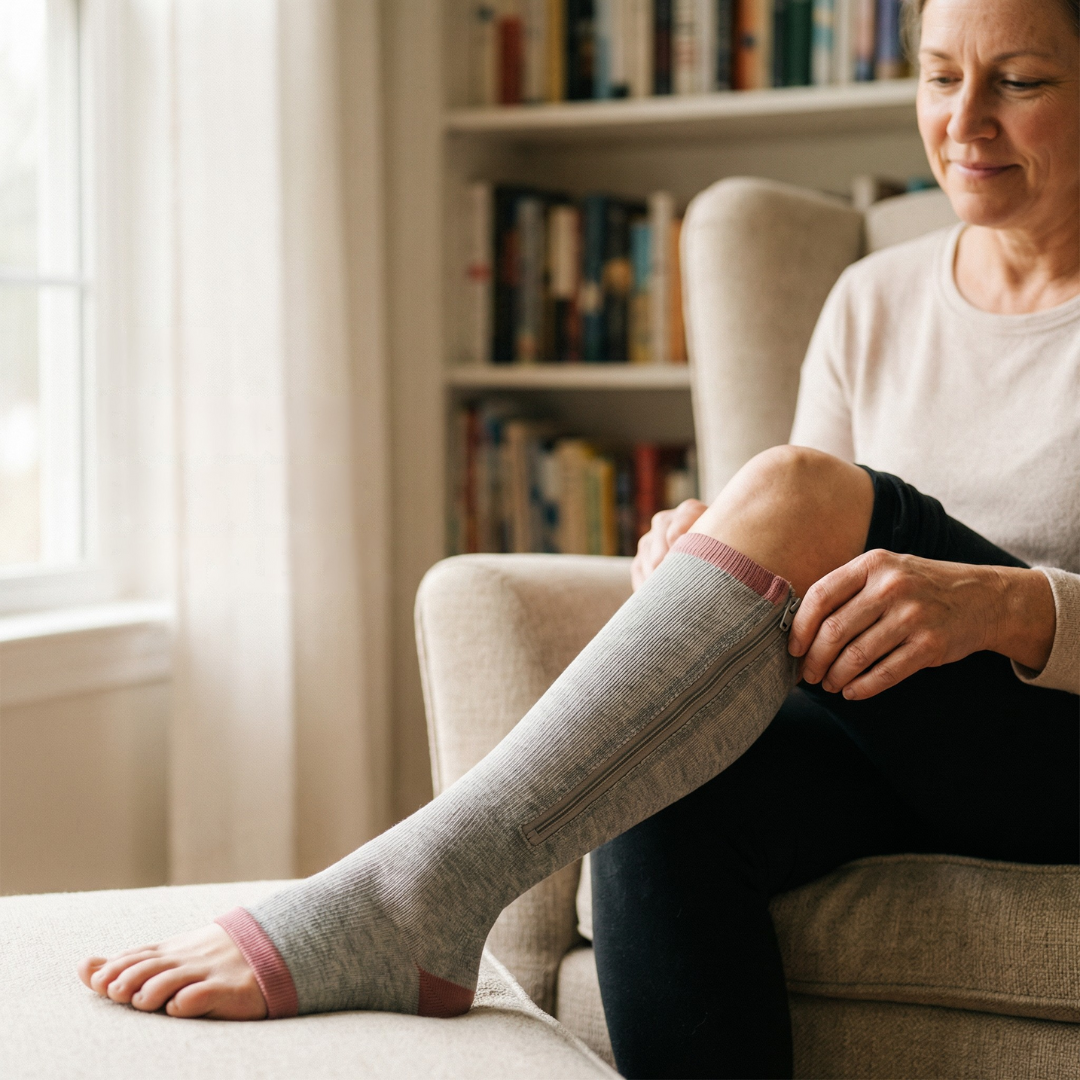 Premium Wool Anti-Fatigue Compression Foot-Sleeves